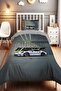 Showy Car Patterned Single Baby Kids Bedding Set