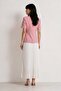 Lorin Short Sleeve Jacket & Pleated Skirt Set Dark Powder - 4