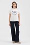 Women's 100% cotton corduroy t-shirt with embroidery and handcrafted detailing - 4