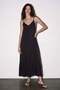 V-Neck Flowy Dress Black