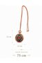 Vintage Red Stone Chain Watch Necklace - 3