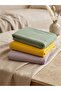 Vera Double Pique Set 210X235 cm and Elastic Fitted Sheet with Pillowcase Modern Textured Summer Pique Cover, Soft and Breathable Fabric - 2