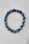 Certified 8 mm Zircon Stone, Hematite Apatite Natural Stone Bracelet - 2