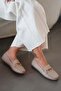 Cece Women's Genuine Leather Orthopedic Loafer Shoes Silver - 3