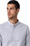 Ar-Ma Men's Shirt Basic Plain Button Closure Without Pockets Long Sleeve Judge Collar Shirt Regular Fit Y31 - 2