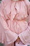 Women's Ruffled Ankle and Waist Set Pink - 5