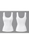 Women's Slim Fit Cotton Lycra Sleeveless U-Neck Undershirt - 4