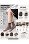 Aeria Series Women's Non-Slip Silicone Sole Invisible 5 Den Transparent Tulle Socks Yoga Pilates and Daily Use Socks - 4