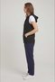 Women's Premium 100% Cotton 3 Yarn Hooded Zero Sleeve Cardigan and Short Sleeve T-Shirt Set - 5