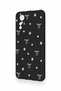Redmi Note 12S Compatible Mini Bow Black Patterned Silicone Case - 4