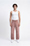Men's Relaxed Baggy Jean Trousers Cherry - 2