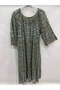 Khaki Italian Plus Size Lace Laced Lined Long Dress 42 - 50 Sizes - 2