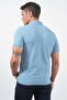Blue Polo Collar Pique Short Sleeve Slim Fit Cotton Gift Boxed T-Shirt 1011260169 - 5