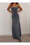 Women's Rope Strap Round Neck Long Sandy Dress - 2
