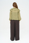 Women's Striped Ruffle Detailed and Sparkling Blouse - 5
