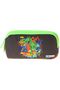 Kids Street Dinosaur Printed Black - Green Boys' School Pencil Case Pencil Bag - L5416 - 2