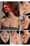 A Quality Handmade 6-Piece Advantageous Package Specially Designed Women's Natural Stone Tie Necklace Set