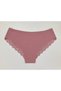New Season Premium Large Size Lace Detailed Laser Tulle Detailed Stylish Brazilian Panties 3-Pack - 8