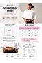 Love Pink Written Women's Oversize Crop - 2