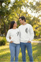 Valentine's Day Printed Oversize Crew Neck Sweatshirt - 2