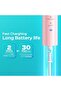 C30 Electric Toothbrush for Adults & Teens: 5 Modes & 3 Intensities, LightPink - 7
