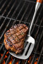 Japanese Style Perforated Spatula - Professional 304 Quality Stainless Steel - Wood-Look Handle - Extra Quality - 3