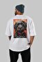 For Dog Lovers 27 White Oversize T-Shirt with Dog Print on the Back 100% Cotton Unisex Dog Lover Premium Design - 4