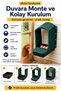 Automatic Egg Collector Chicken Egg Collector 1 Piece Wall Mounted Plastic Egg Collection Container with Egg Tray - 7