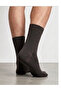 Men's Organic Bamboo Single Sock Socks Anthracite - 2