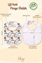 5 Pieces of Double Layered, Snap Fastened 100% Organic Cotton Baby Bibs & Drool Bibs - 2