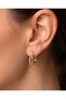Melira Zircon Stone Double-Look Asymmetric Drop Steel Xuping Earrings - 5