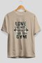 Go to Gym Oversize Front Printed Beige T-Shirt 100% Cotton Streetwear Premium Comfortable Fit