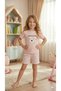 Girls' Summer T-Shirt Shorts Set Cotton Butterfly Print Casual Comfortable Two-Piece Set 2-3-4-5-6-7-8-9 Years Old - 2