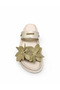 Floral Handmade Flower-Detail Comfortable and Stylish Designed Comfortable Sole Slippers - 2
