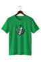 Special Design Minimalist Snow Wolf and Moon Star Printed T-Shirt 100% Cotton