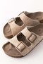 Unisex Cream Soft Pad Sole Double Strap Buckle Daily Comfortable Summer Home & Outdoor Slippers - 4