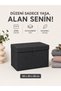 3-Piece Multi-Purpose Storage Box Maxi Organizer with Lid Crate Type Box Storage Organizer Anthracite - 6