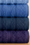 4-Piece Hand & Face Towel Set |   100% Cotton 50X90 Hand, Face, and Head Towel |   High Absorbency, Fast Drying - 6