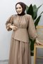 Sahra Mobile Belted Dress Tsd260237 Mink - 4