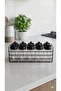 10-Piece Glass Spice Rack with Spoons and Countertop Stand - 3