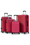 Hard Shell Horizon Line ABS Lightweight 4 PCS SET (20/24/28/32 Inch) Luggage, Combination Lock Suitcase