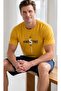 Mooda Men's 100% Cotton Stylish and Comfortable Short Sleeve Pajama Set - Regular Fit - 2