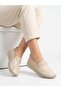 Women's Beige Genuine Leather Orthopedic Soft Sole Casual Shoes - 2