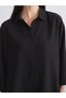 Alita City Farkıyla Soulife Black Loose Fit Women's Shirt - 3