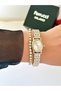 Steel Strap Minimal Case 2 Year Warranty 3 Atm Waterproof Women's Wristwatch + Bracelet Gift - 3