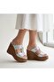 D26Yt-1720 Genuine Leather Women's Slippers - 2