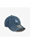 Acid Wash Denim 9Forty Unisex Blue Hat - 4