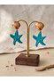Stella Del Mare Handmade Sea-Themed Earrings |   Seashell and Starfish Design Earrings - 2