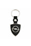 Metal Leather Auto Keychain with Opel Logo, 9cm X 3.5cm Size, Stylish Gift Car Accessory