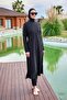 Parachute Black Full Covered Hijab Swimsuit M2417-Tr2 - 3